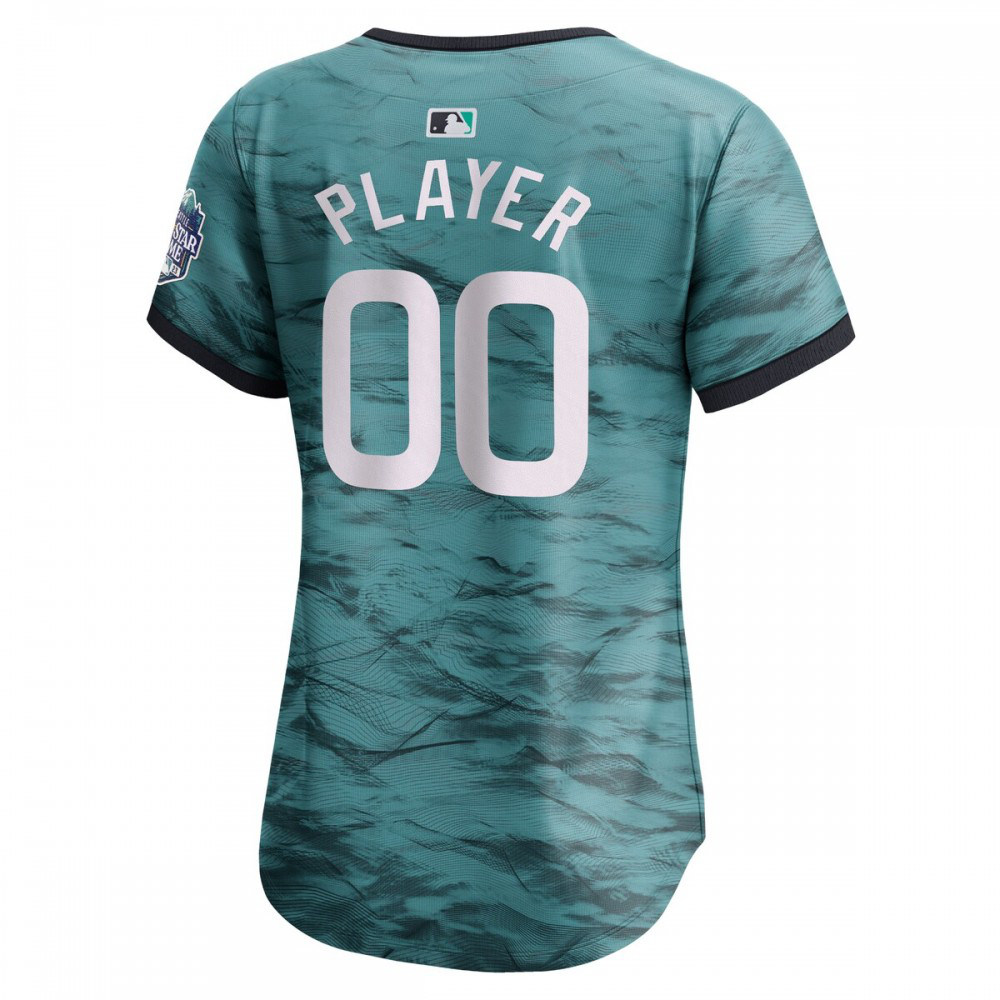 American League Women's 2023 MLB All-Star Game Custom Pick-A-Player Limited Jersey - Teal-Pro Kit Vault | Brand New 26/27 Sports Jerseys